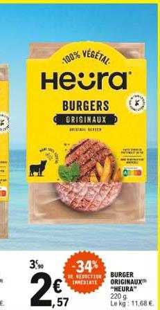 burger originaux "heura"