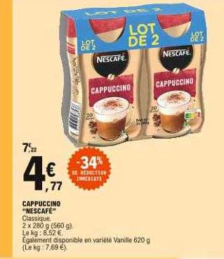Cappuccino "nescafé"