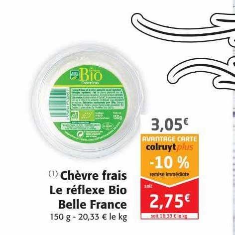 chèvre frais le réflexe bio belle france