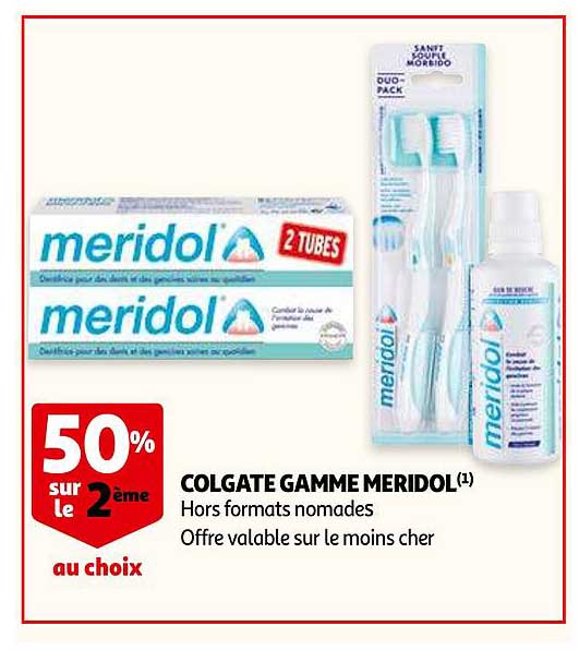 Colgate Gamme Meridol 50% Sur Le 2ème
