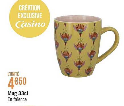 création exclusive casino mug 33cl