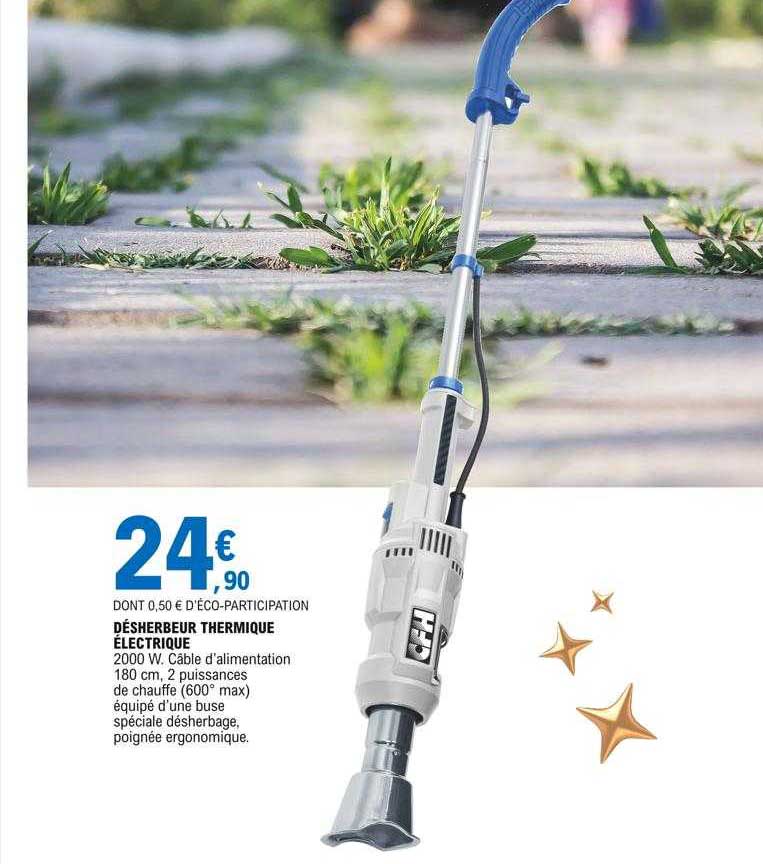 désherbeur thermique électrique