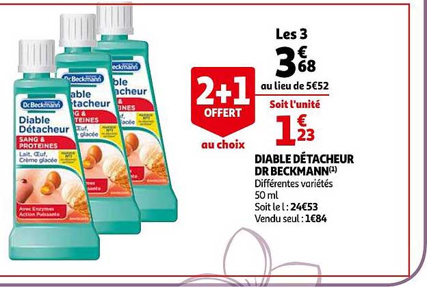 diable détacheur dr beckmann