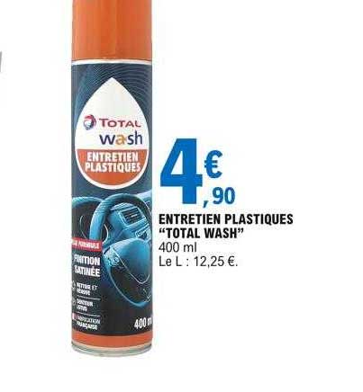 Entretien Plastiques "total Wash"