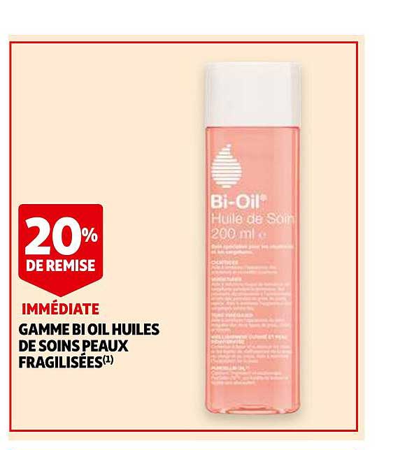 gamme bi oil huiles de soins peaux fragilisées