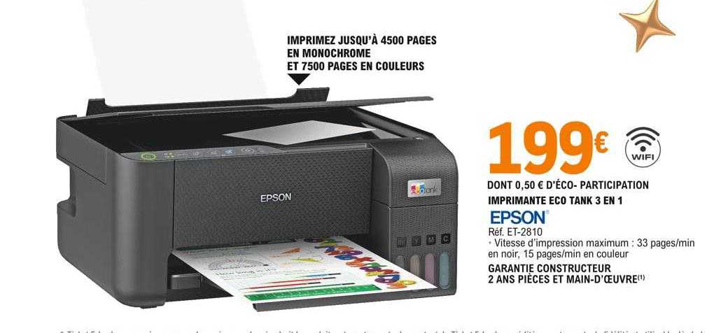 imprimante eco tank 3 en 1 epson