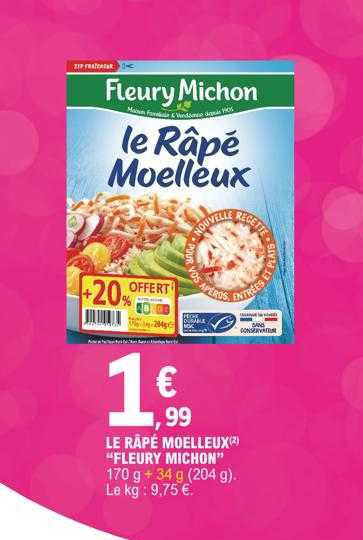 le râpé moelleux "fleury michon"