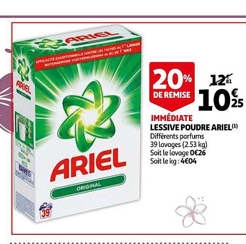 Lessive Poudre Ariel