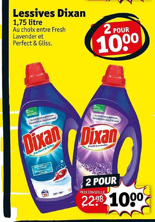 Lessives Dixan