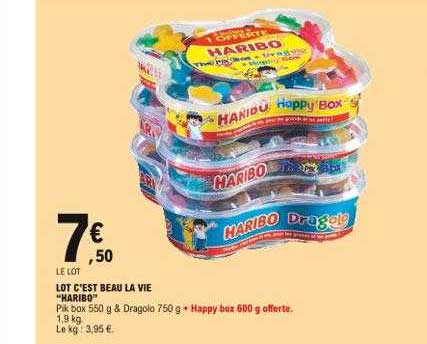 lot c'est beau la vie "haribo"