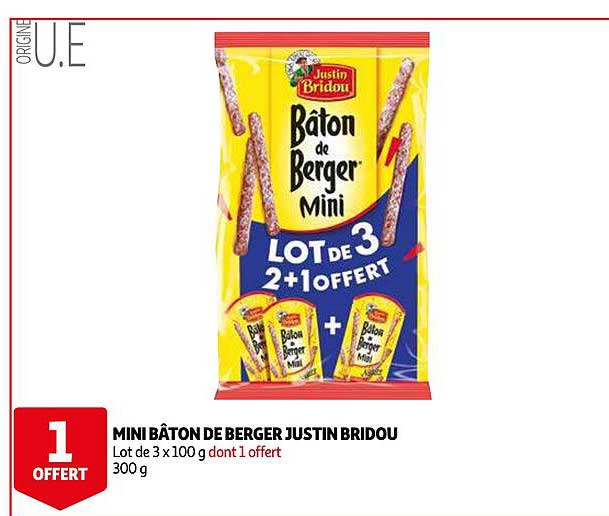 mini bâton de berger justin bridou