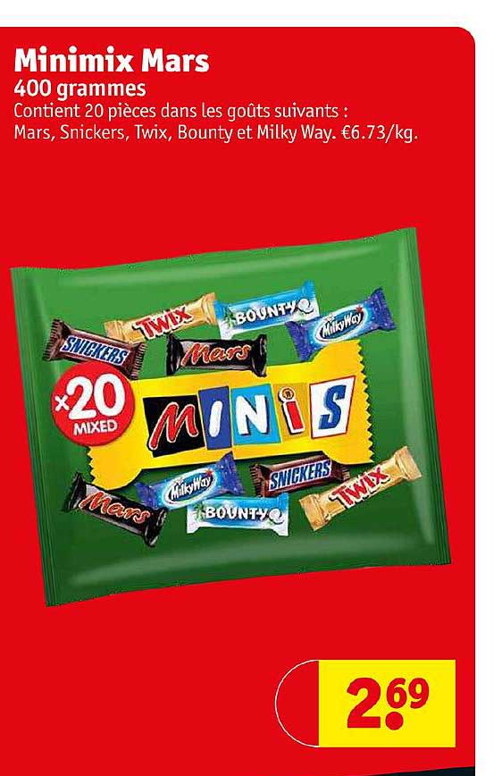 minimix mars 400 grammes