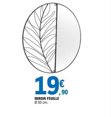 Miroir Feuille