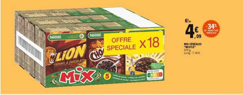 Mix Céréales "nestlé"