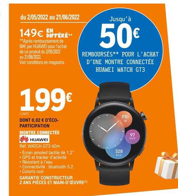 montre connectée huawei