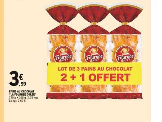 pains au chocolat "la fournée dorée"