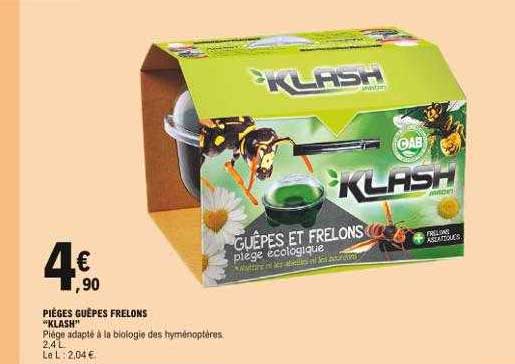pièges guêpes frelons "klash"
