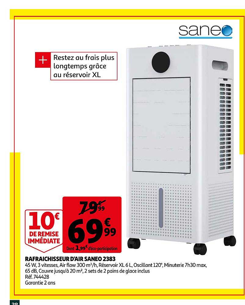 rafraîchisseur d'air saneo 2383