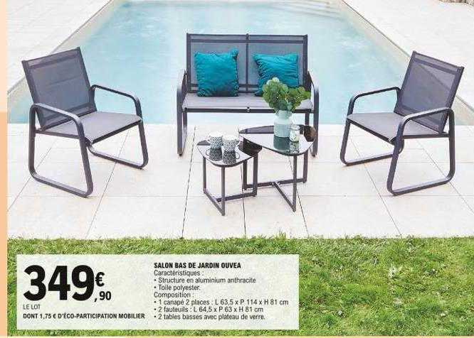 Salon Bas De Jardin Ouvea