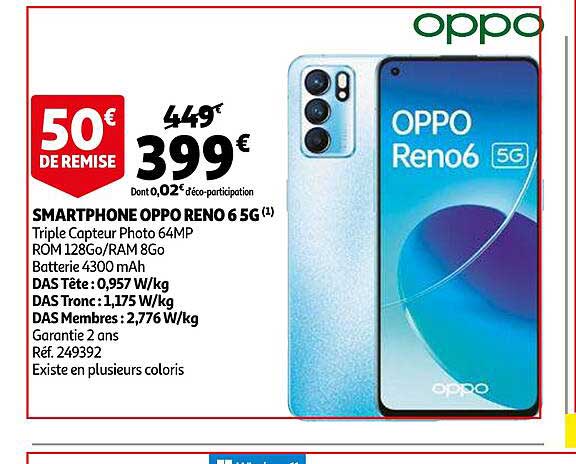Smartphone Oppo Reno 6 5g