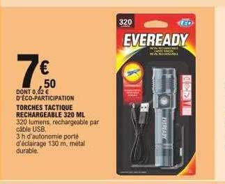torches tactique rechargeable 320 ml