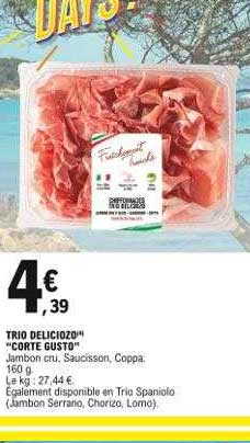 trio deliciozo "corte gusto"