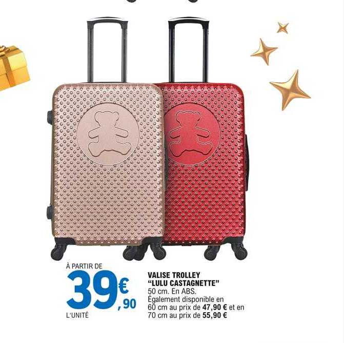 valise trolley "lulu castagnette"