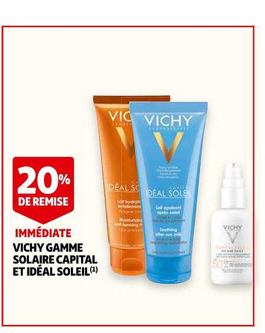 vichy gamme solaire capital et idéal soleil