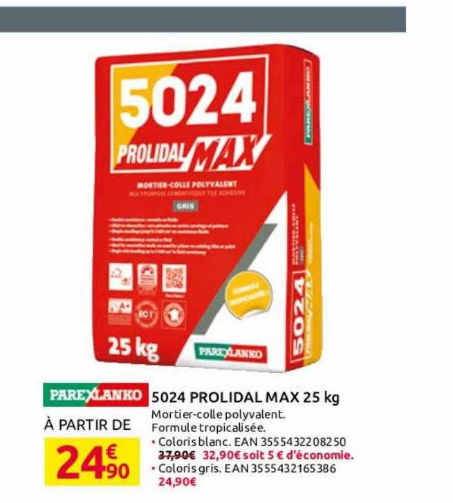 5024 prolidal max 25 kg parexlanko
