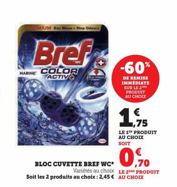 bloc cuvette bref wc