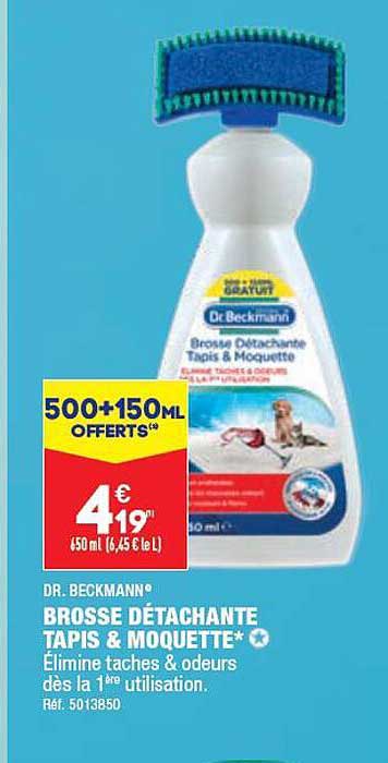 brosse détachante tapis & moquette dr. beckmann