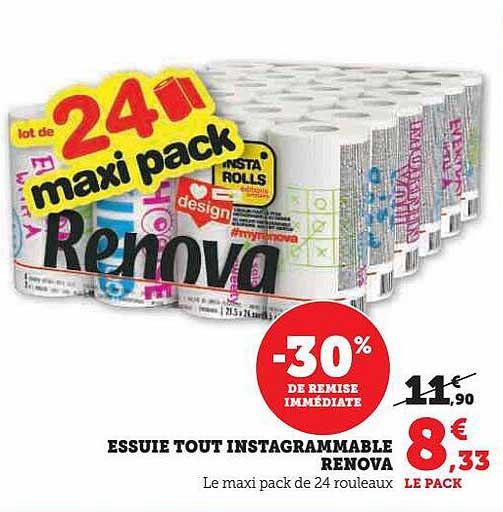 essuie tout instagrammable renova