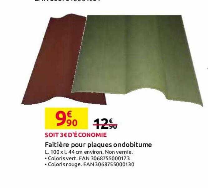 Faitière Pour Plaques Ondobitume