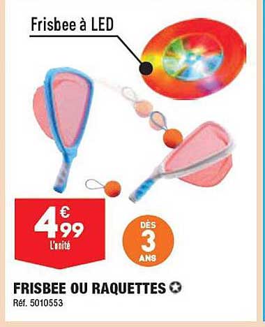 Frisbee Ou Raquettes