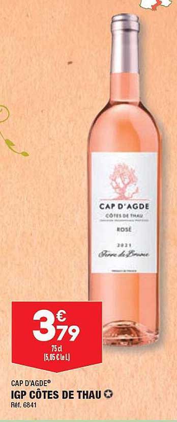 Igp Côtes De Thau Cap D'agde