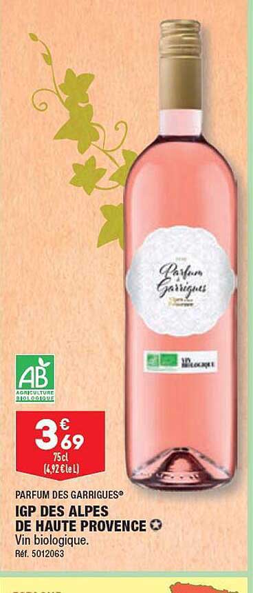 igp des alpes de haute provence parfum des garrigues