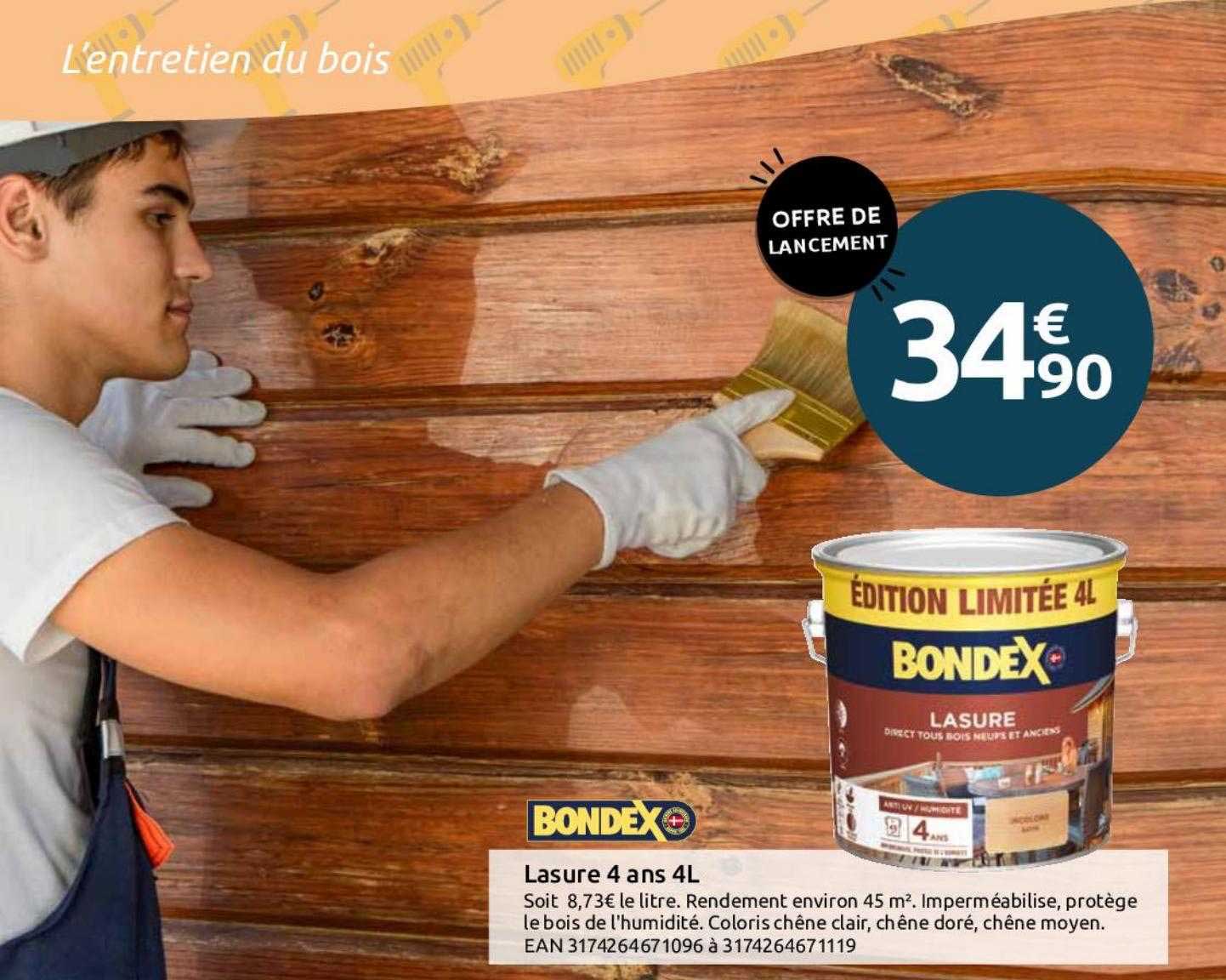 lasure 4 ans 4l bondex