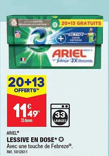 Lessive En Dose Ariel
