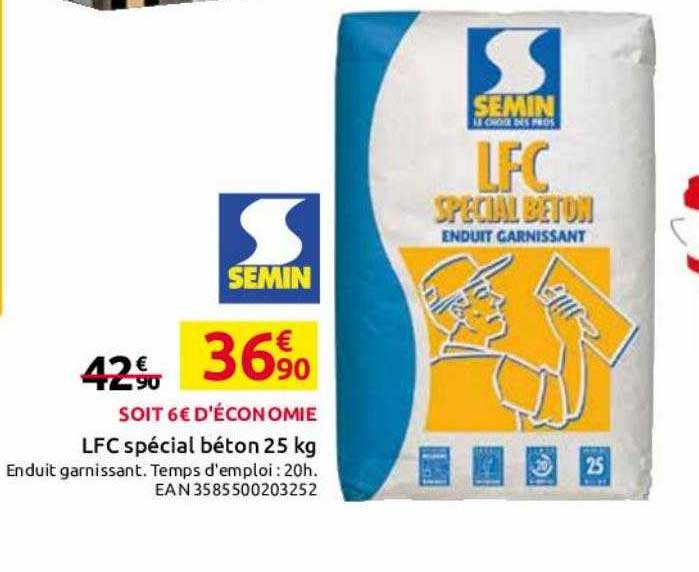 lfc spécial béton 25 kg semin