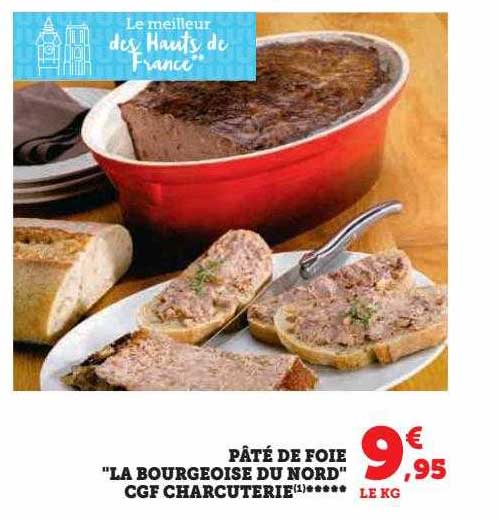 pâté de foie "la bourgeoise du nord" cgf charcuterie