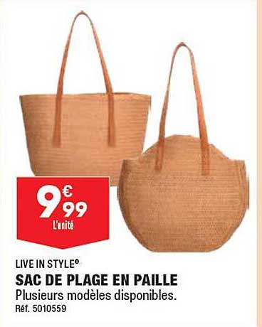 sac de plage en paille live in style