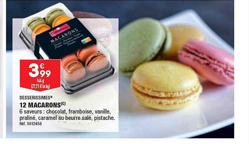 12 Macarons Desserissimes