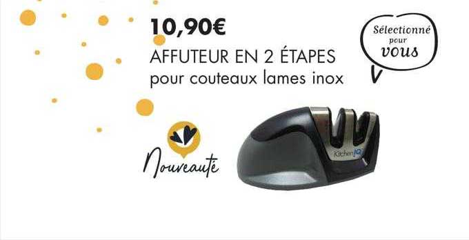 affuteur en 2 étapes