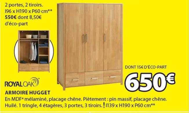 armoire hugget royaloak