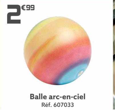 balle arc-en-ciel