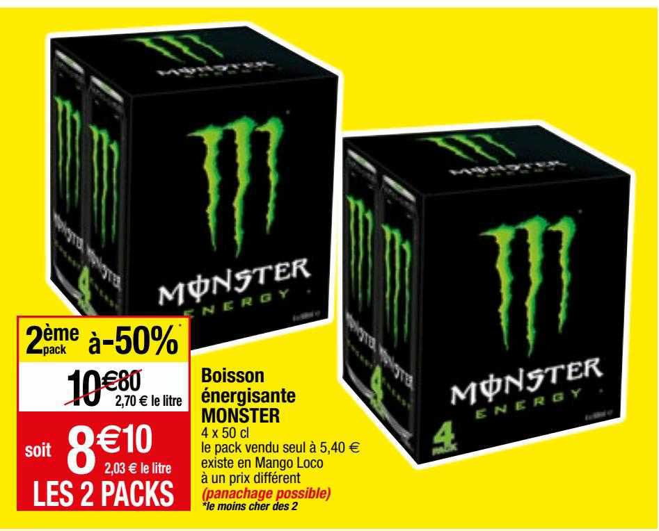 Boisson énergisante Monster
