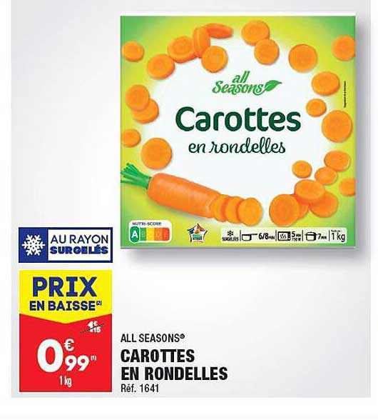 carottes en rondelles all seasons