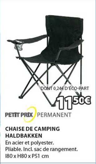 Chaise De Camping Haldbakken