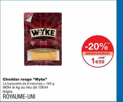 cheddar rouge "wyke"