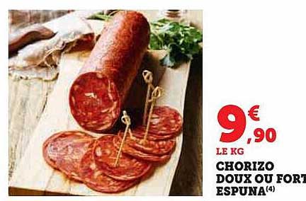 Chorizo Doux Ou Fort Espuna